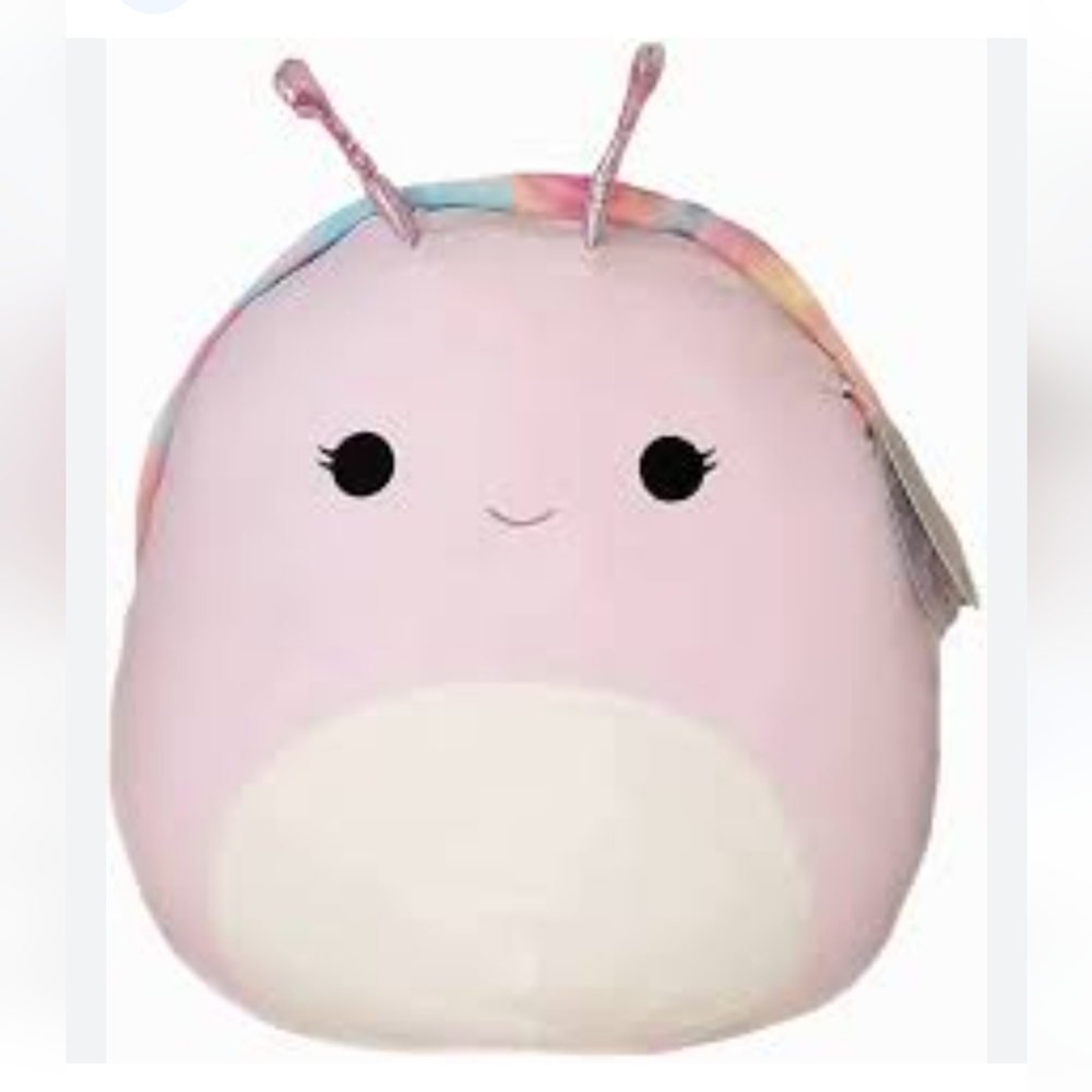 Squishmallows Silvina the Pink Tie Dye Snail Plush